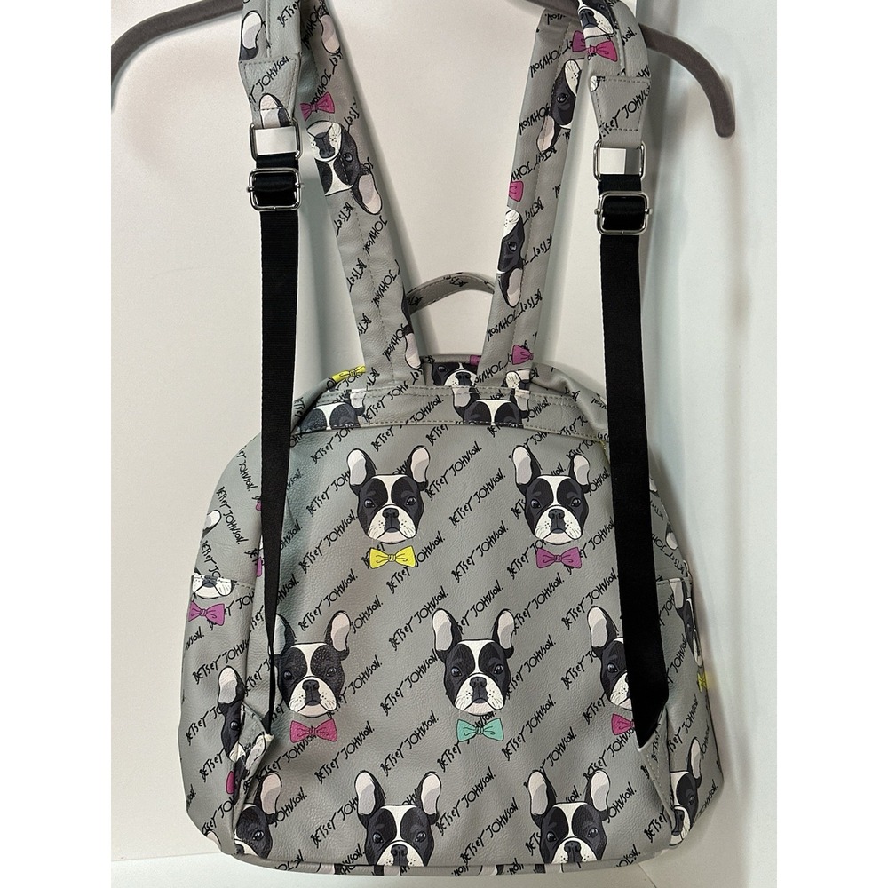 Betsey Johnson, French Bulldog Bowtie Backpack - Picture 3 of 6